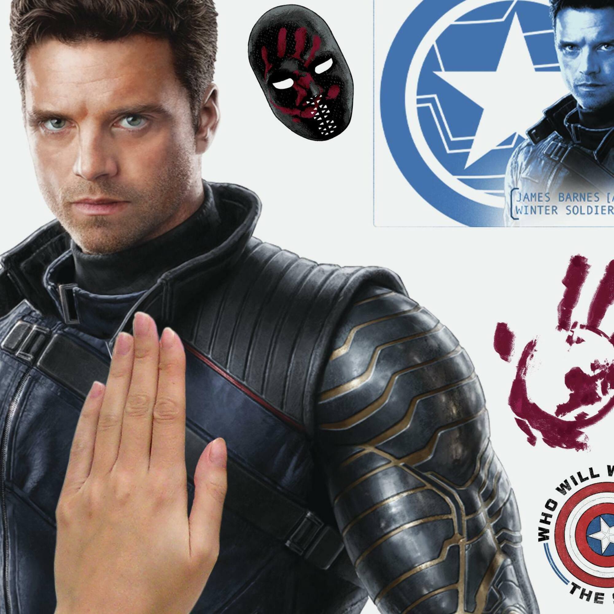 RoomMates Marvel Falcon & The Winter Soldier Peel & Stick Giant Wall Decal